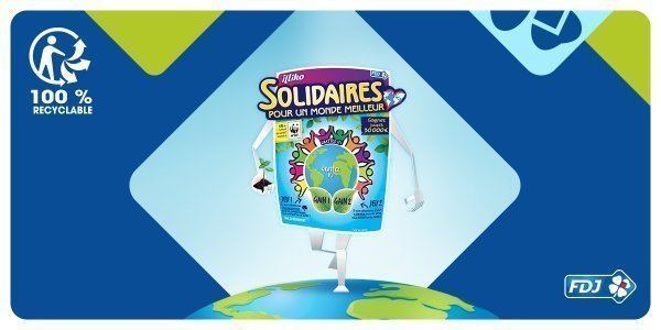 Jeu de grattage Solidaires Pour un Monde Meilleur — Française des Jeux